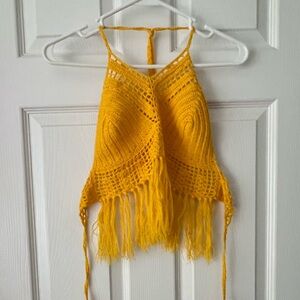 Crochet halter top